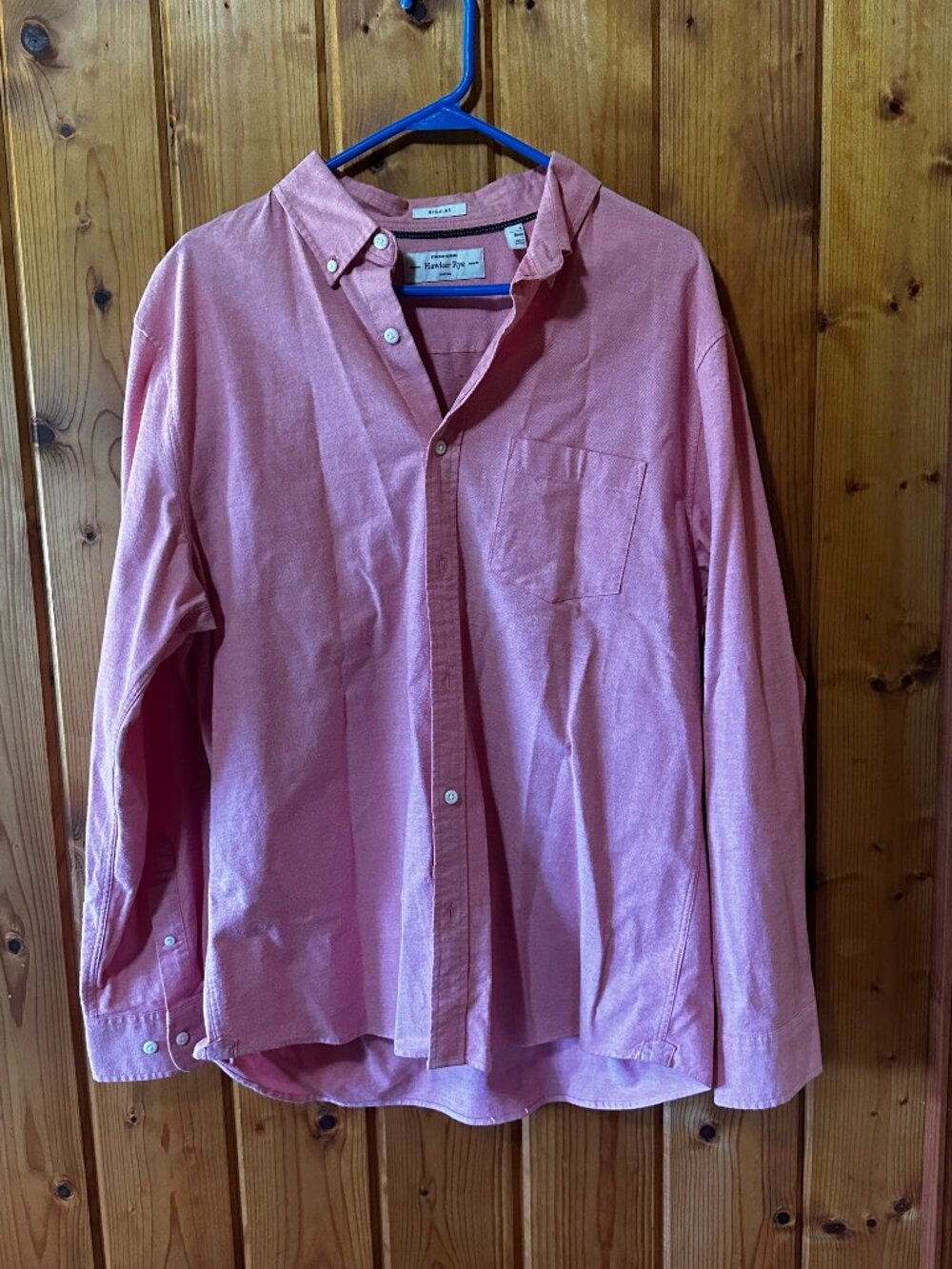 Hawker Rye Men's Red Button Down - Sz Large